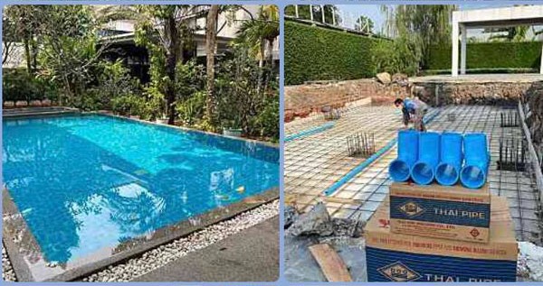 ซ่อมสระว่ายน้ำ น้ำรั่ว ระบบกรองน้ำ ภาพที่ 4