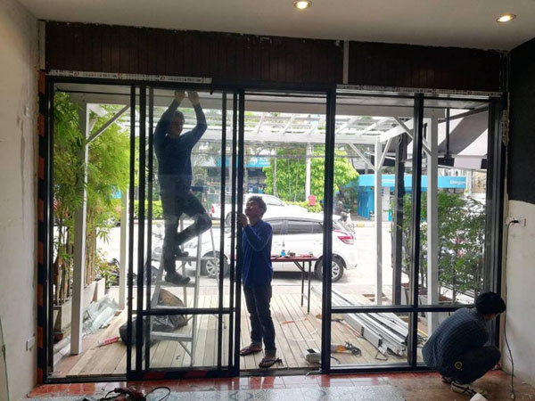 ซ่อมกระจก อลูมิเนียม ประตูหน้าต่าง ภาพที่ 4