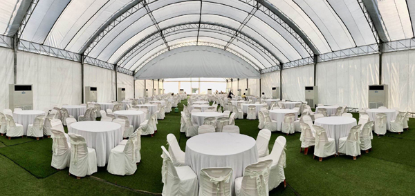 เช่าเต็นท์จัดงาน เต็นท์โดมขนาดใหญ่