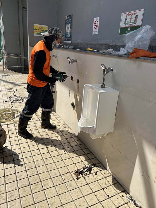 ซ่อมท่อตัน ท่อแตก ระบบระบายน้ำ ภาพที่ 6