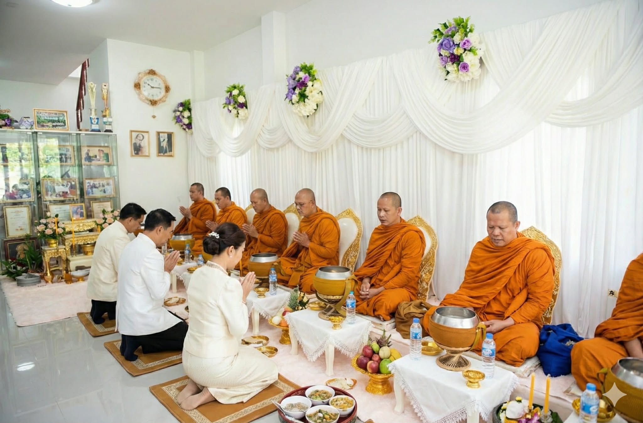 จัดทำบุญบ้าน เลี้ยงพระ งานมงคล ภาพที่ 8